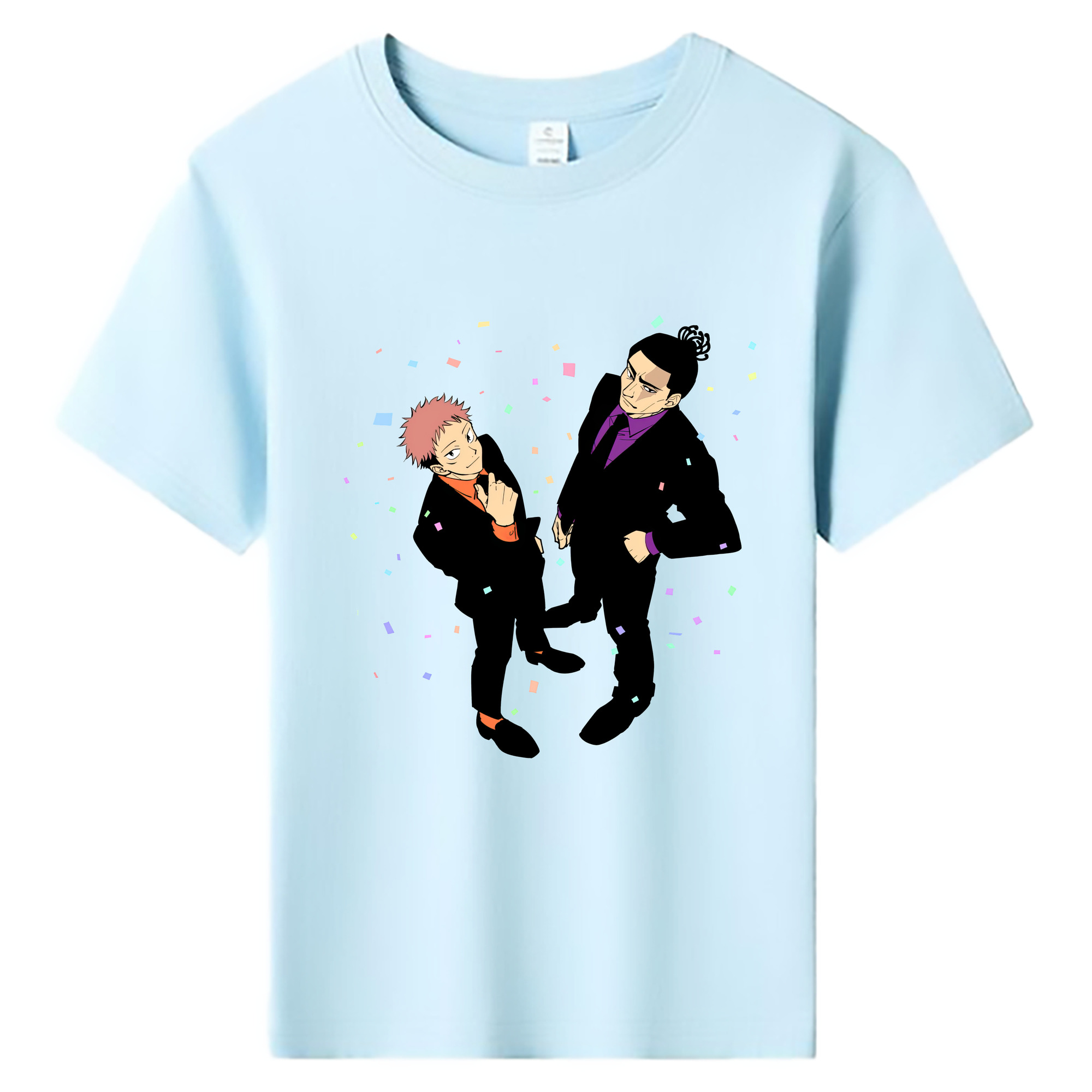 （画像用） 呪術廻戦 Jujutsu Kaisen 綿100％キッズTシャツ（フロントプリント）